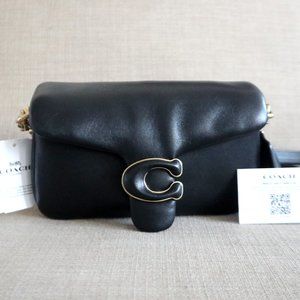 *NEW* COACH PILLOW TABBY 18 - BLACK